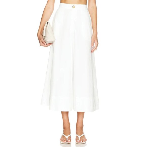 HAIGHT. Maria Skirt in Off White Maxi - Picture 1 of 4